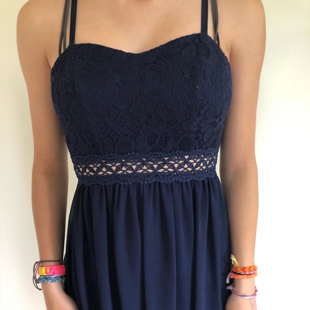 Navy blue dress